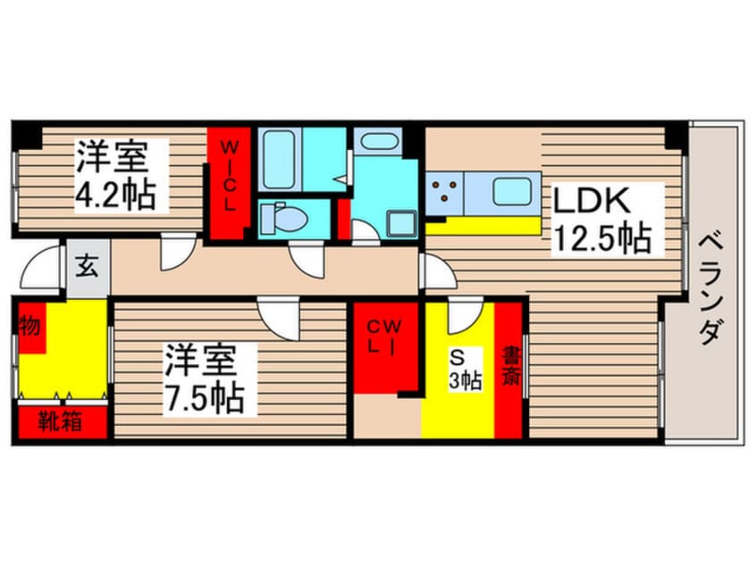 間取図 ＰＬＥＮＤＹ市川大野