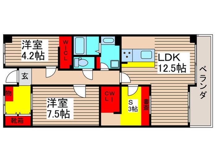 間取り図 ＰＬＥＮＤＹ市川大野