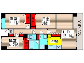 間取図 ＰＬＥＮＤＹ市川大野