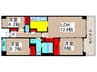 ＰＬＥＮＤＹ市川大野 3LDKの間取り