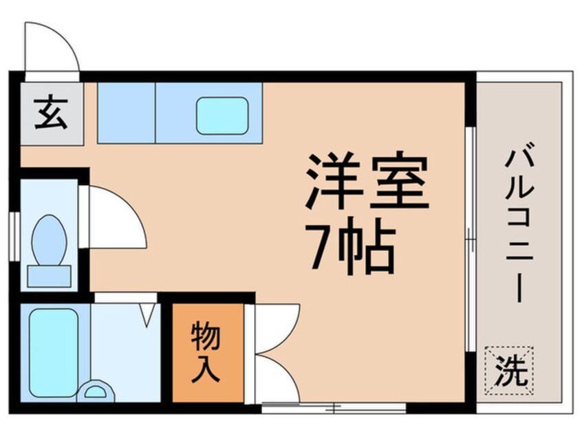 間取図 シャト－翠が丘Ⅰ