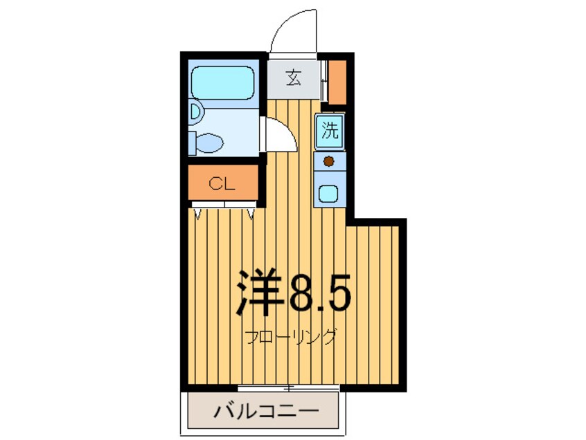 間取図 ハイツ玉川