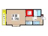 Ｍ　ｓ　３ 1Kの間取り