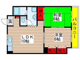 間取図 ライトヒルズ桜木