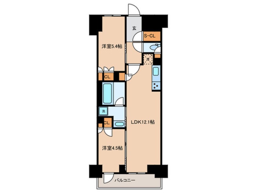 間取図 パークアクシス文京本郷