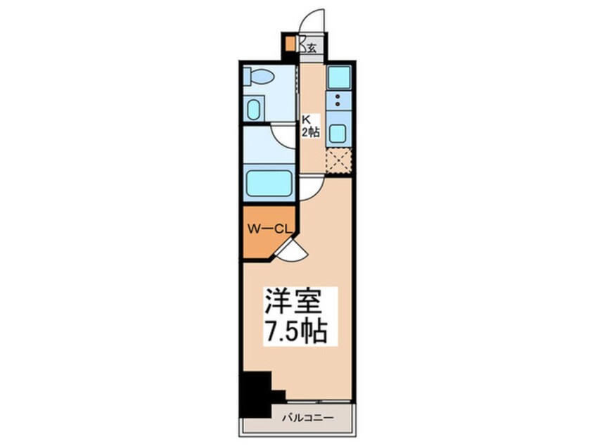 間取図 ルフォンプログレ田原町