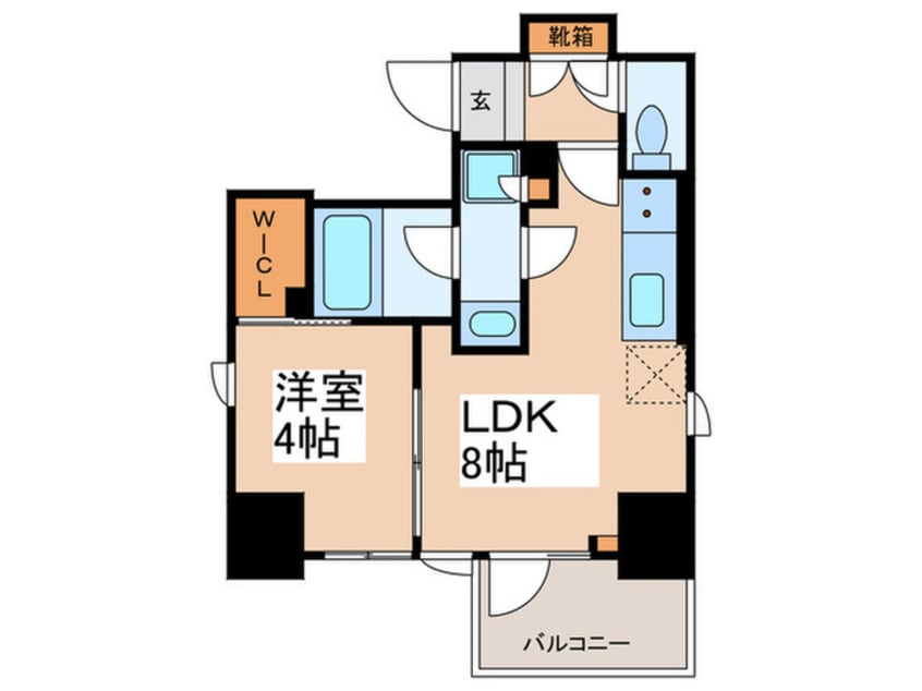 間取図 ルフォンプログレ田原町
