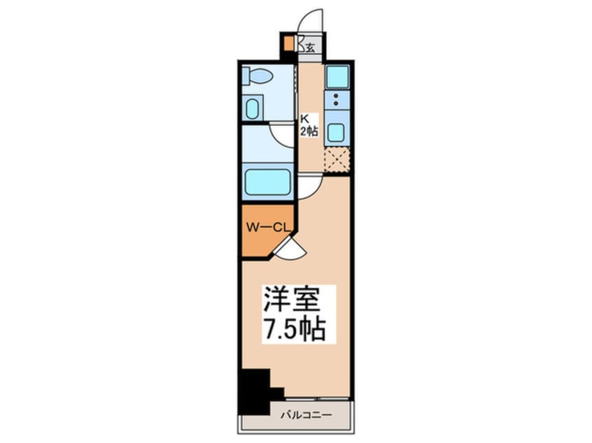 間取図 ルフォンプログレ田原町