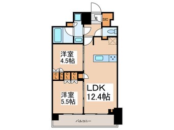 間取図 ルフォンプログレ田原町
