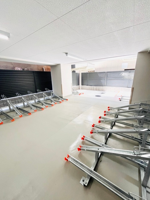 駐輪場 ルフォンプログレ田原町