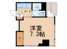 落合ハイツ 1Kの間取り