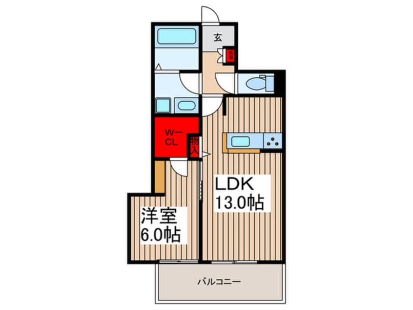 間取図 Ｒｉｃｏｔｔ　ＵＲＡＷＡ