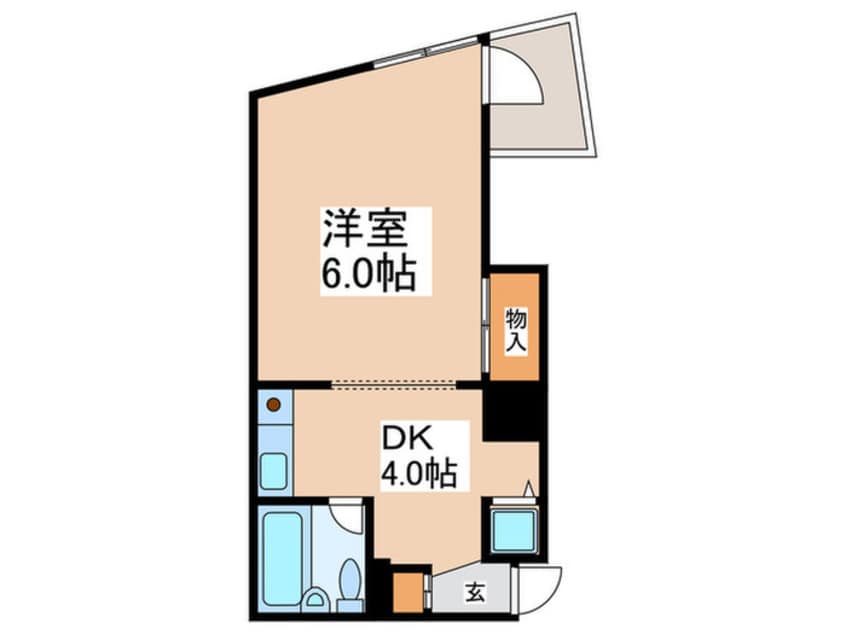 間取図 ロイヤルコ－ポ