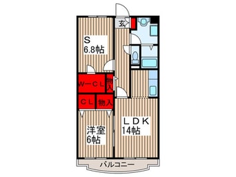 間取図 ルミエール上尾