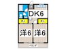 石井コーポラス 2DKの間取り