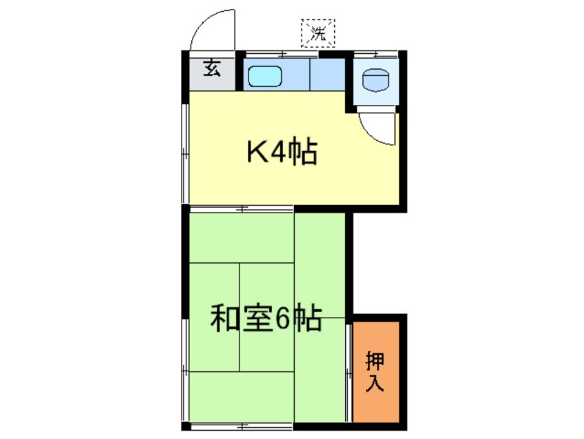 間取図 コーポ豊田