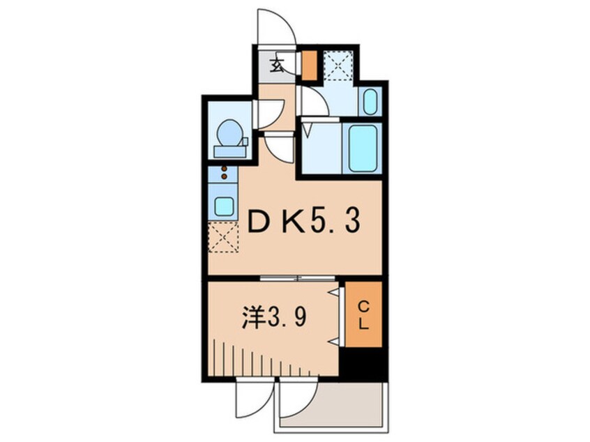 間取図 レジディア西小山