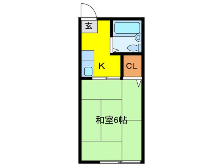 間取図 シティハイム宇月