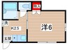 ハイツアワーズ 1Kの間取り