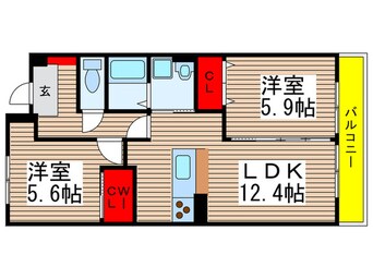 間取図 イデア緑が丘A棟