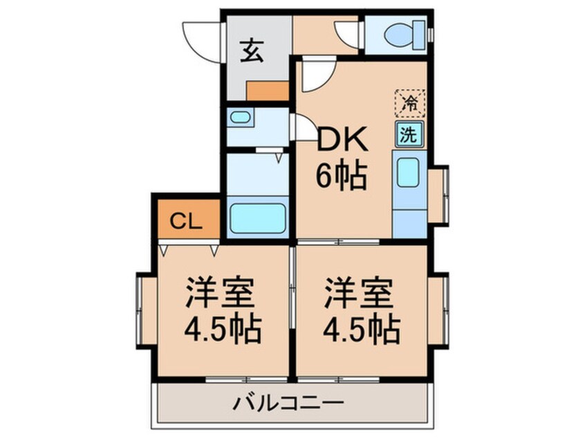 間取図 グラスコ－ト