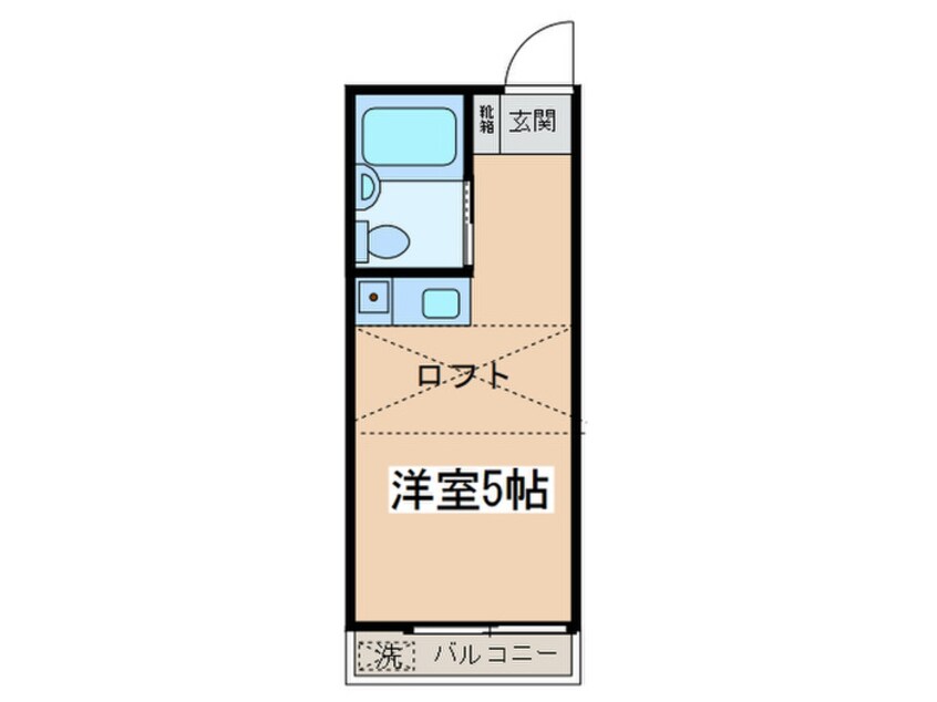 間取図 ハイツ武蔵野台