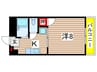 カーサビィオラ 1Kの間取り