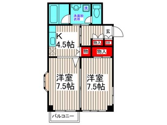 間取図 第３いちやまハイツ