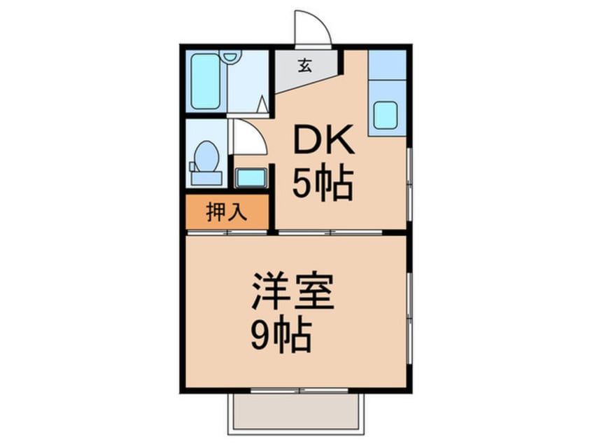 間取図 サマックス三園E棟