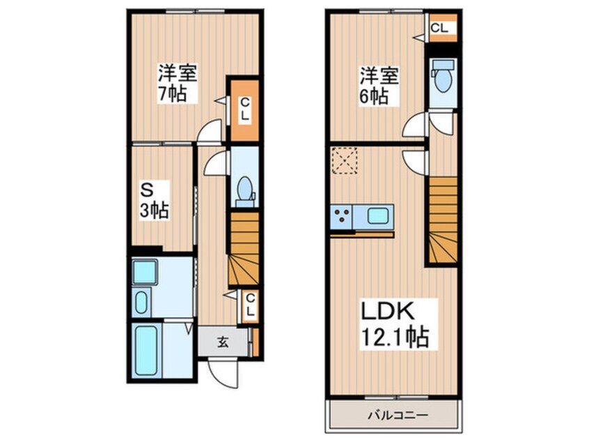 間取図 グラナーデ高井戸東