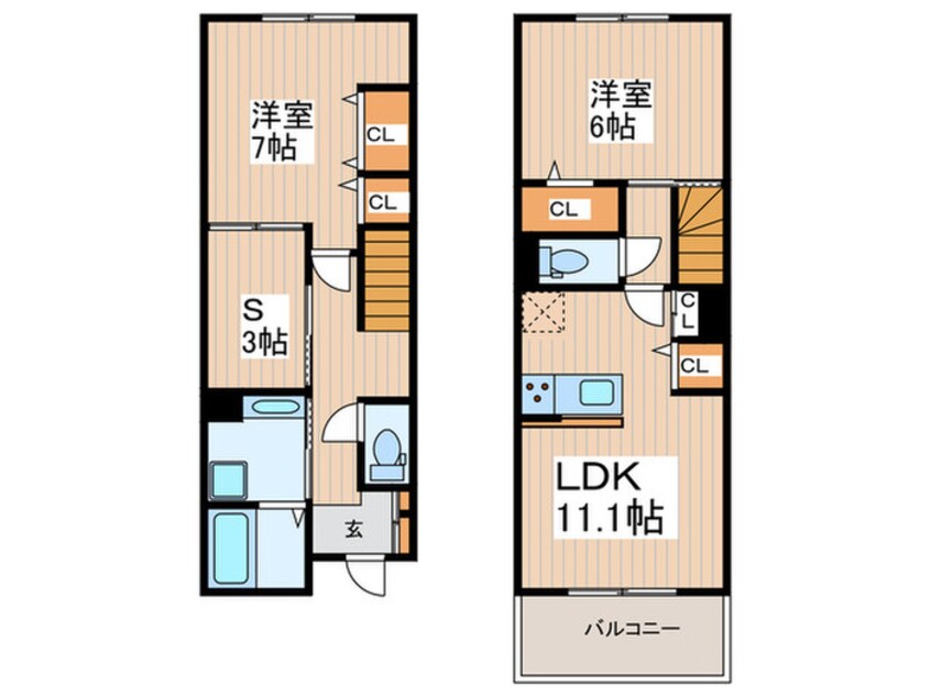 間取図 グラナーデ高井戸東