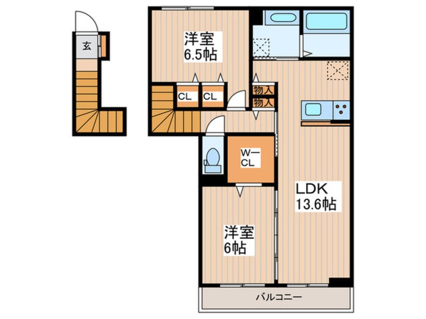 間取図 グラナーデ高井戸東