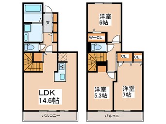 間取図 グラナーデ高井戸東