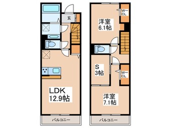 間取図 グラナーデ高井戸東