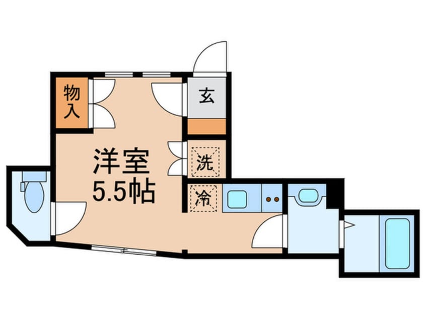 間取図 ピッコロッカ新小岩