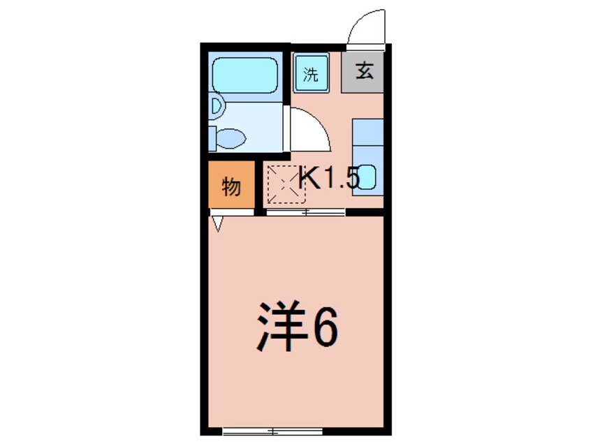 間取図 シティハイムカマクラⅠ