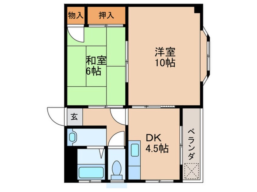 間取図 ア－バンライフ大鳥居