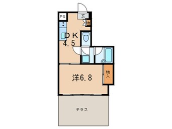 間取図 カ－ザＵ