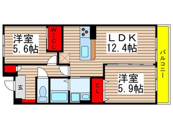 間取図 イデア緑が丘B棟
