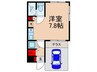 ＴＩＮＢＯＸ 1Rの間取り