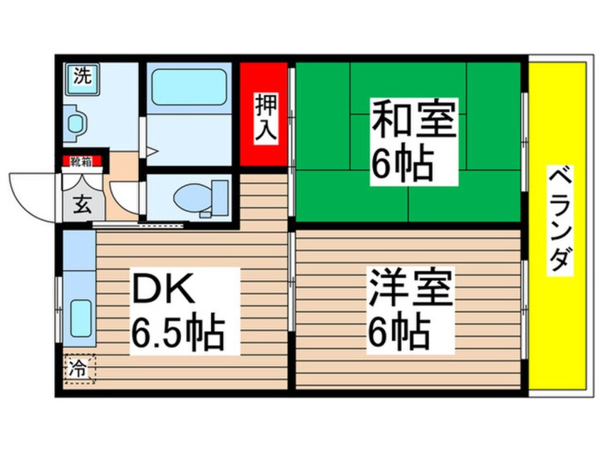 間取図 阿久津マンション