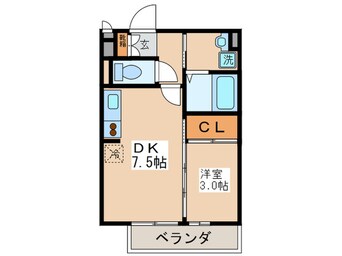 間取図 セジュール上鶴間