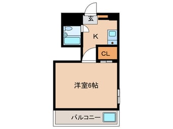 間取図 フラットイン蓮根
