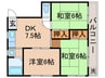 ハイツサンパレスＢ 3DKの間取り