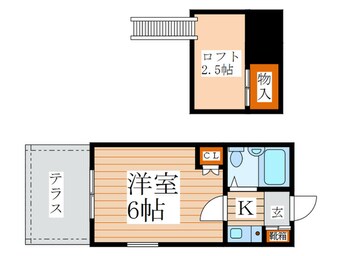 間取図 シオン花小金井B棟