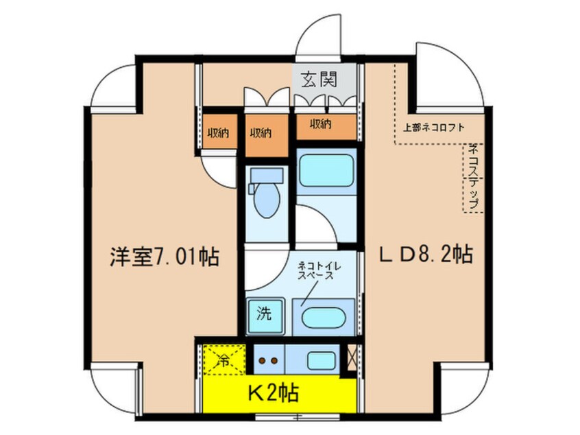 間取図 ハーモニーグラシア不動前