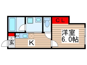 間取図 中峠ハイツＢ2棟