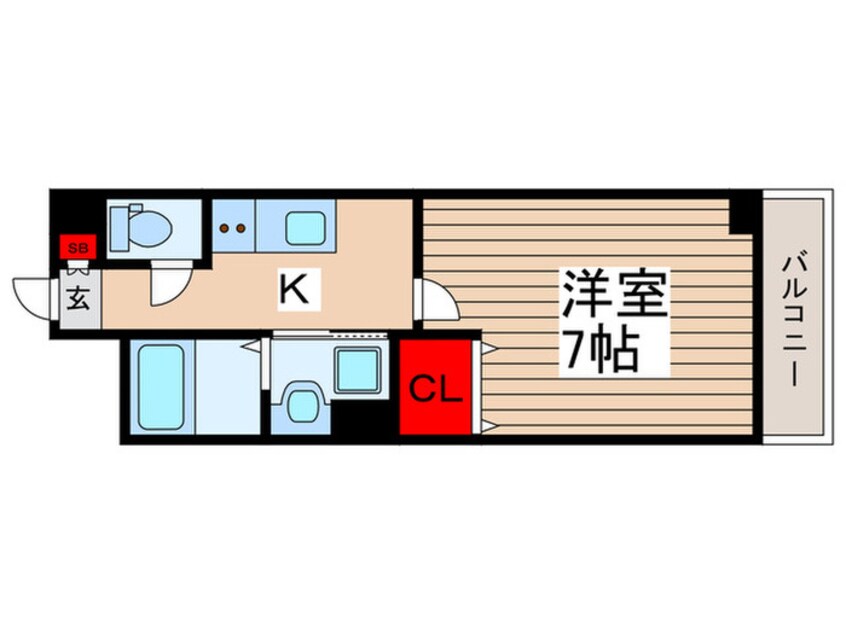 間取図 アンクルール南柏Ⅱ