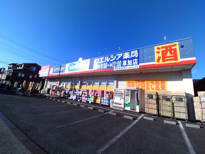 ウエルシア(ドラッグストア)まで790m Ｒｅｘ草加
