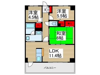 間取図 パ－クス新座